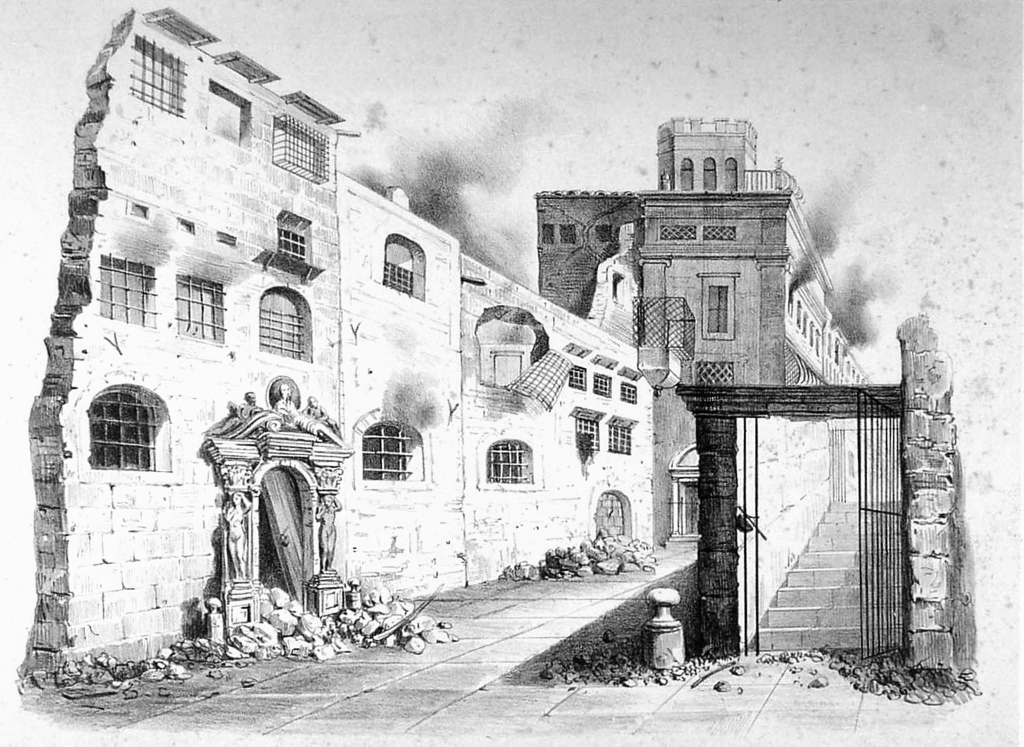 Palermo bombardata nel 1860