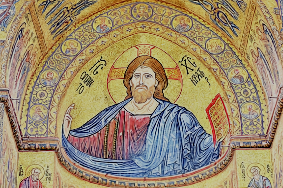 Il Cristo Pantocrate nel Duomo di Monreale (PA)