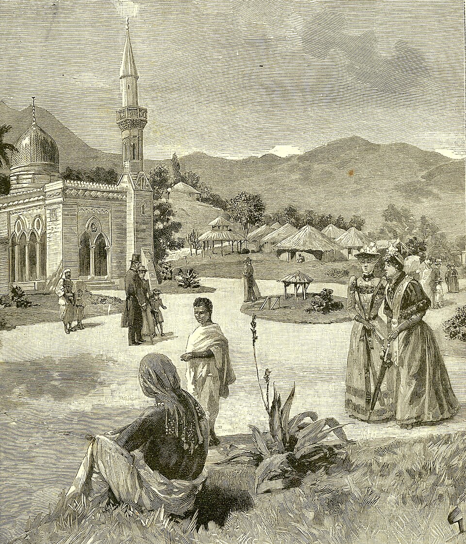 Esposizione Nazionale di Palermo 1891/92: Il villaggio abissino
